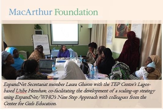 MacArthur Fdtn Nigeria workshop with caption