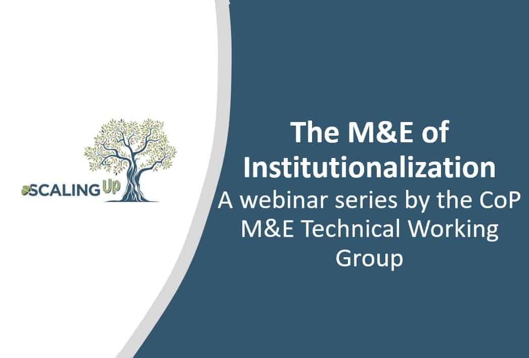 M&E Workging Group Webinar Series_rev
